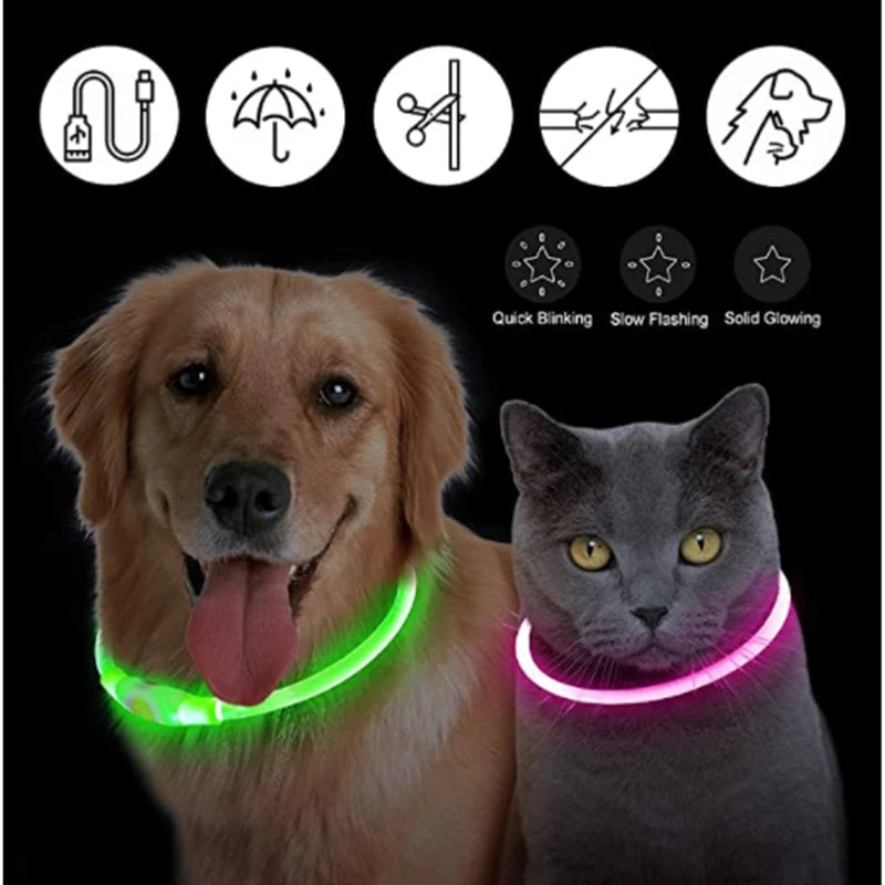 Collier Lumineux LED pour Chien et Chat – Rechargeable USB, Réglable et Sécurisé pour la Nuit
Assurez la sécurité de votre compagnon lors des promenades nocturnes avec ce collier lumineux LED. Conçu pour les petits et