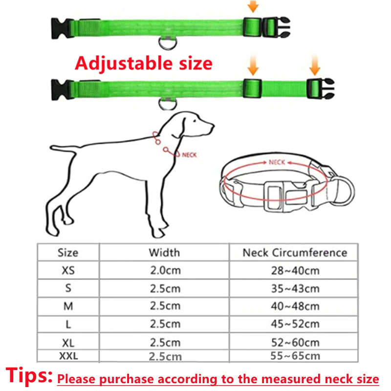 Collier Lumineux LED pour Chien et Chat – Rechargeable USB, Réglable et Sécurisé pour la Nuit
Assurez la sécurité de votre compagnon lors des promenades nocturnes avec ce collier lumineux LED. Conçu pour les petits et
